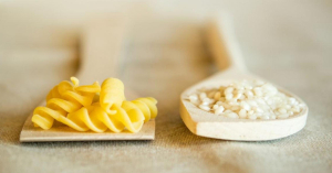 Macarrão ou arroz?